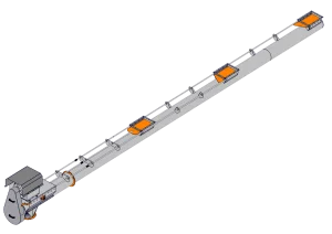 Винт выпускной трубы силоса