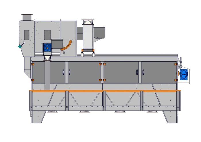 Машина предварительной очистки барабана