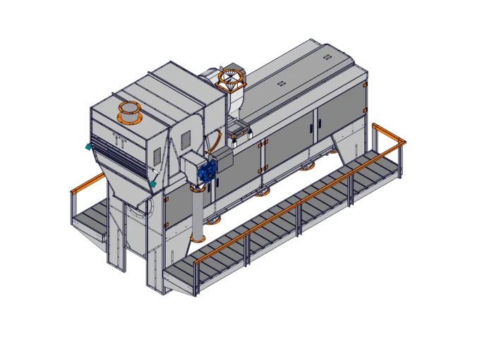Машина предварительной очистки барабана