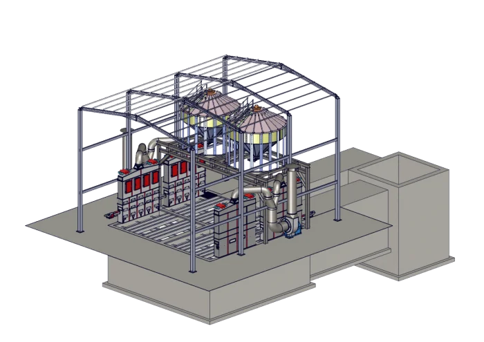 Tremie Pit Dust Collection System